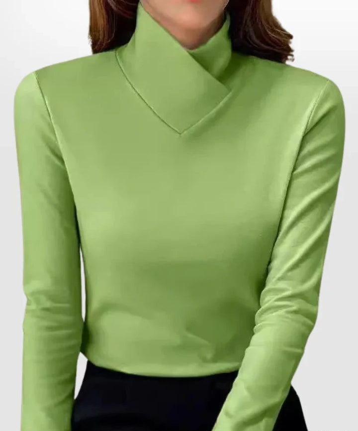 Selena | Elegant Turtleneck Blouse