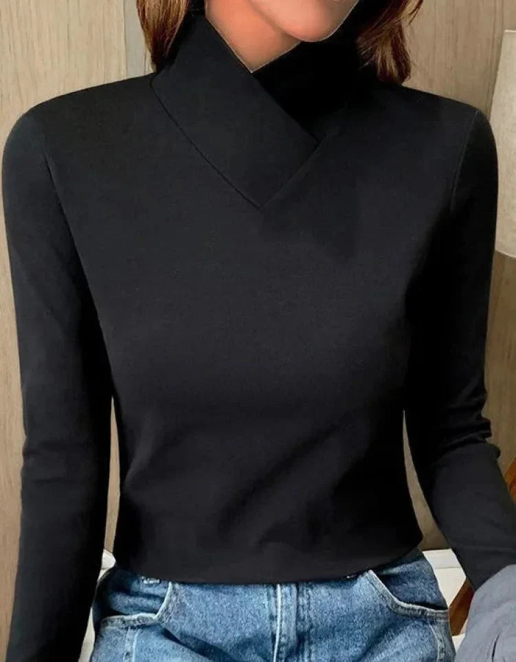 Selena | Elegant Turtleneck Blouse