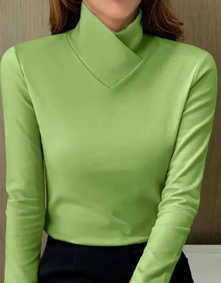 Selena | Elegant Turtleneck Blouse