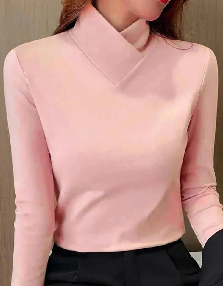 Selena | Elegant Turtleneck Blouse