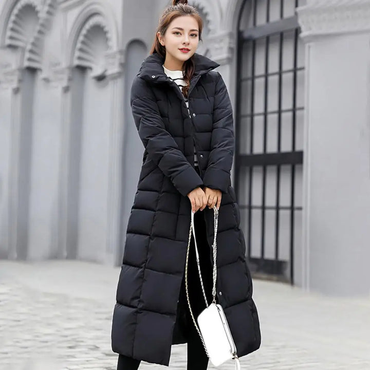 Lenora | Long Hooded Winter Coat