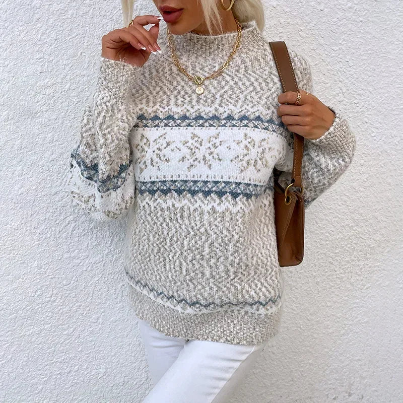 Mela | Knitted Long Sleeve Sweater