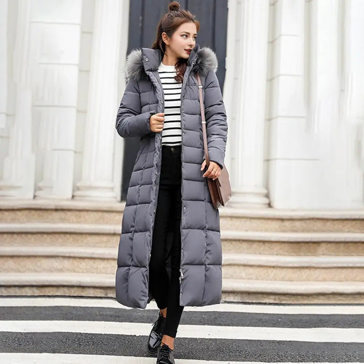 Lenora | Long Hooded Winter Coat