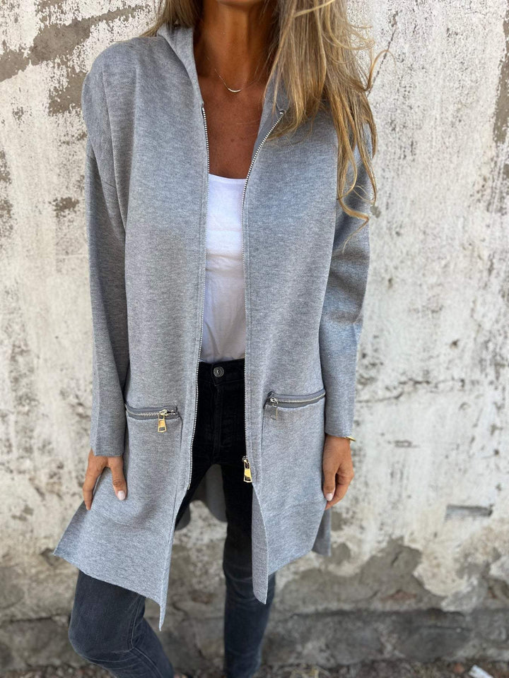 Nola | Long Hooded Cardigan